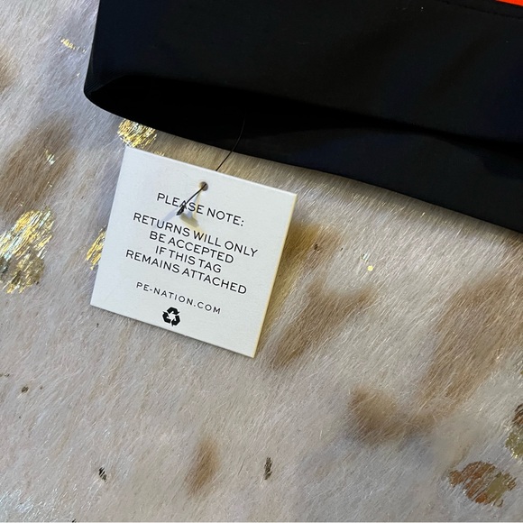 NWT PE Nation XS Sports Bra Women’s Red Pink Black Racer Back Recycled Polyester - Picture 4 of 6